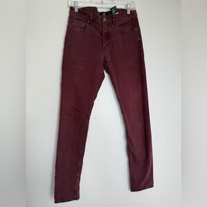 H&M Deep Red Skinny Jeans